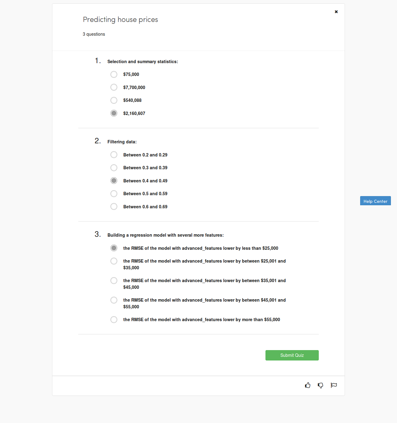 Machine Learning Specialization Course 1 - Assignment 1 Try 2