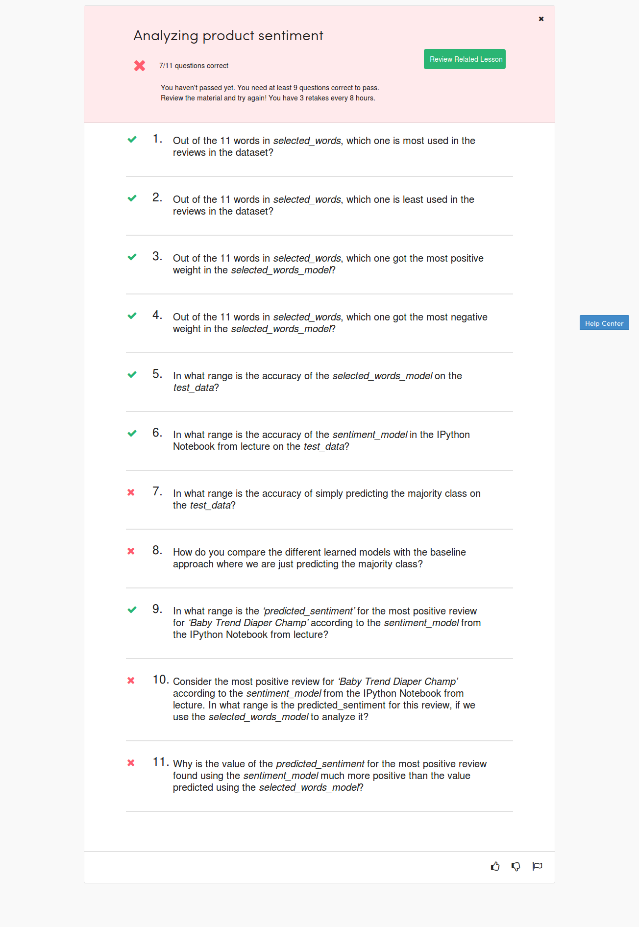 Machine Learning Specialization Course 1 - Assignment 3 Try 1 Feedback