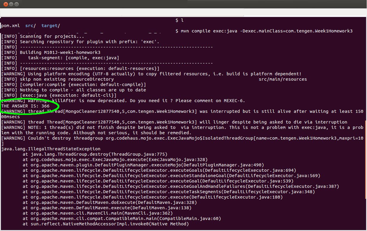 HW 1.3 terminal 1