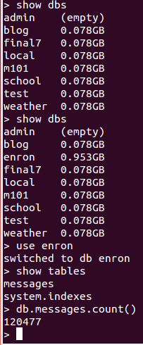 M101JS Final Question 1 MongoChecks