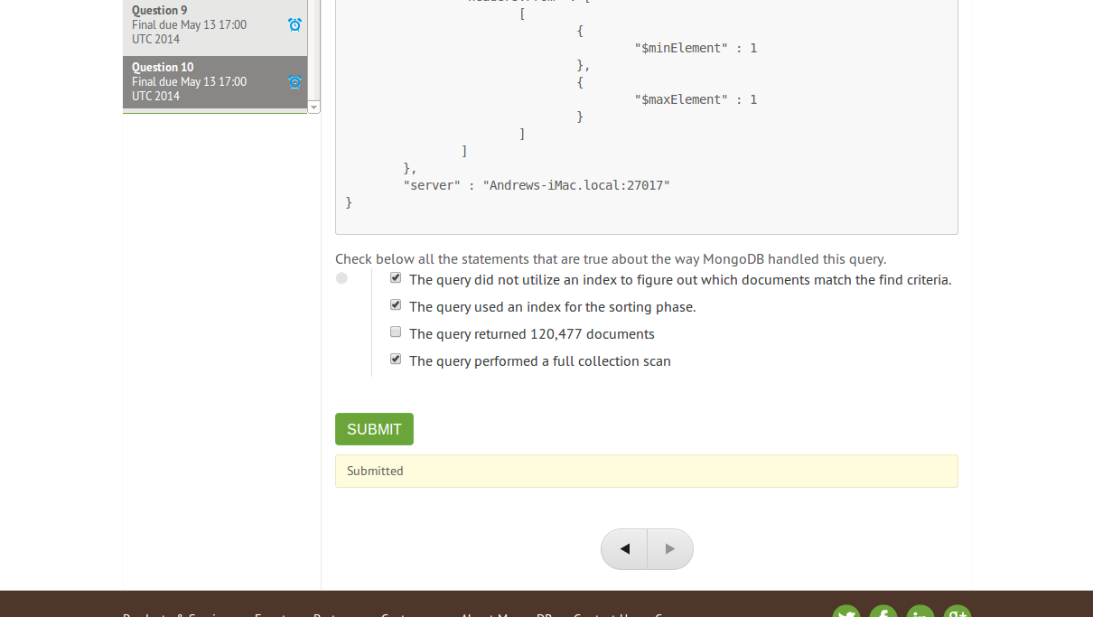 M101JS Final Question 10 Statement2