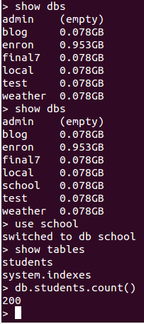 HW 3.1 MongoChecks