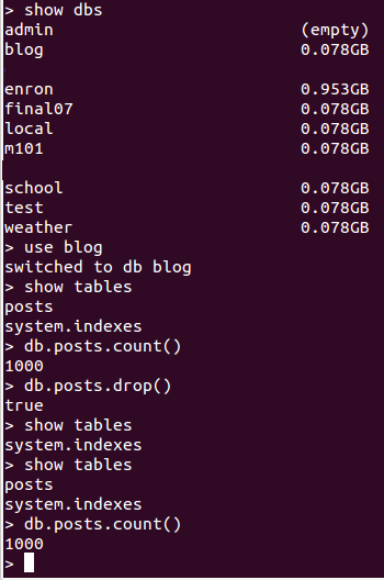 M101P Final Question 4 MongoShell